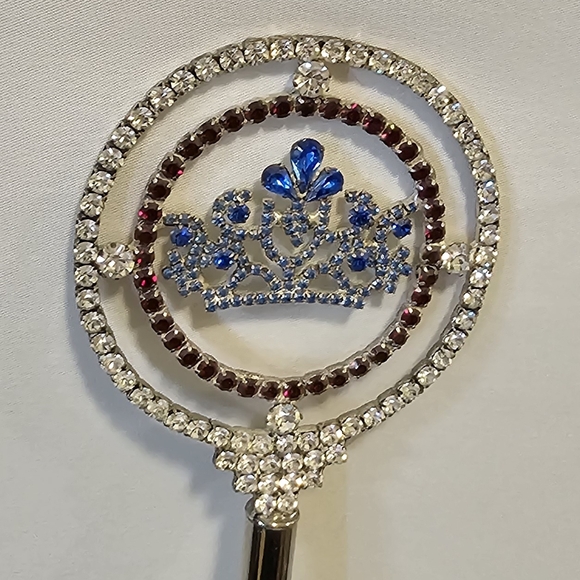 Accessories - Vintage Red, White, Blue Crown Scepter